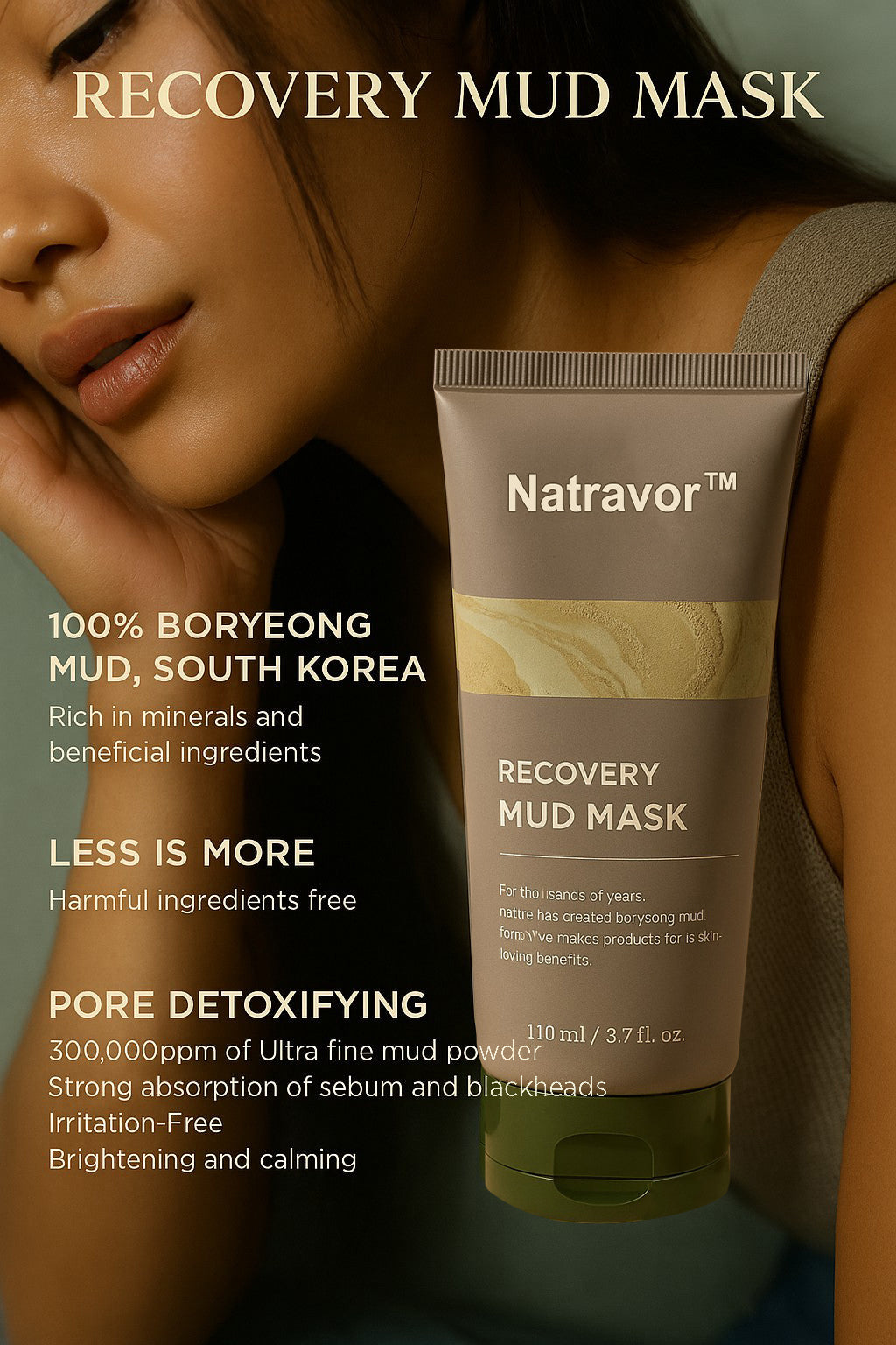š„Up to 80% discountš„"Unlock Clear, Smooth Skin with Recovery Mud Mask ā Natureās Healing Power"